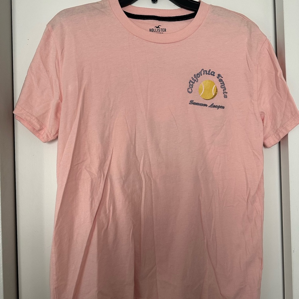 Hollister Pink California Tennis Tee